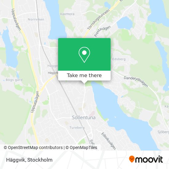 Häggvik map