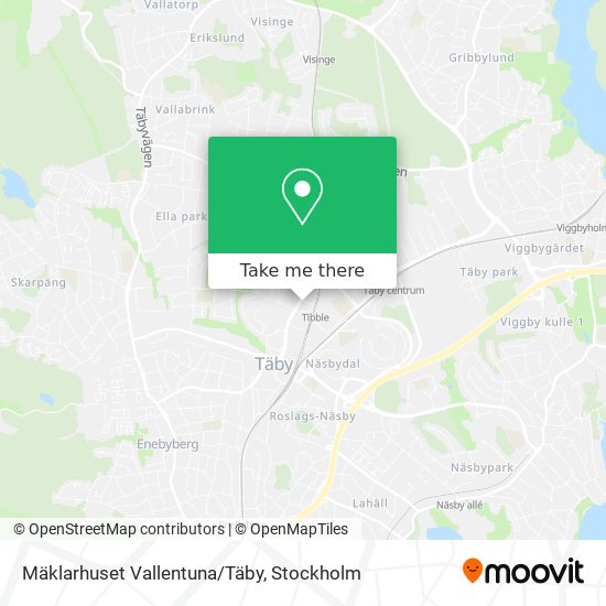 Mäklarhuset Vallentuna/Täby map