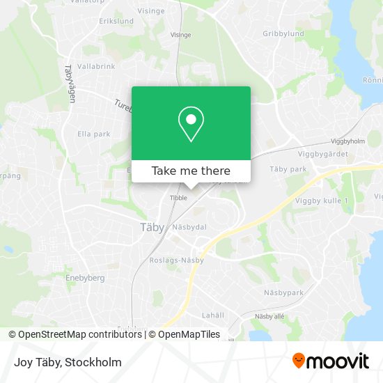 Joy Täby map