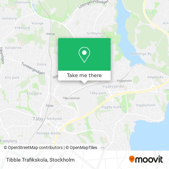 Tibble Trafikskola map