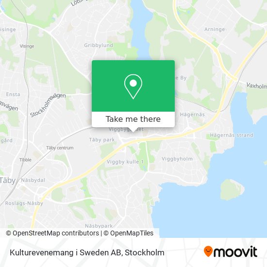 Kulturevenemang i Sweden AB map