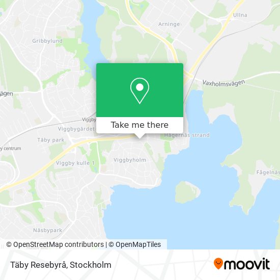 Täby Resebyrå map