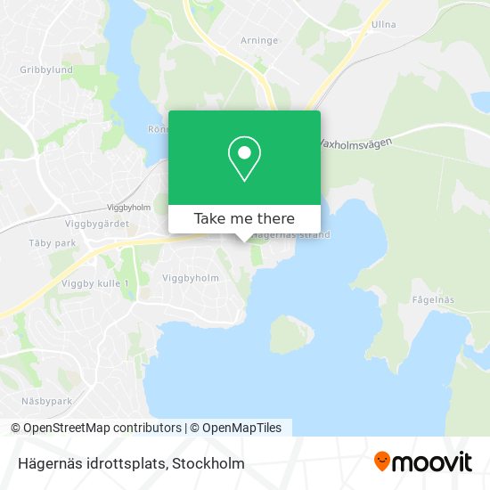 Hägernäs idrottsplats map