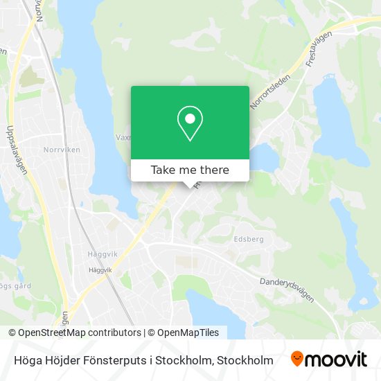 Höga Höjder Fönsterputs i Stockholm map