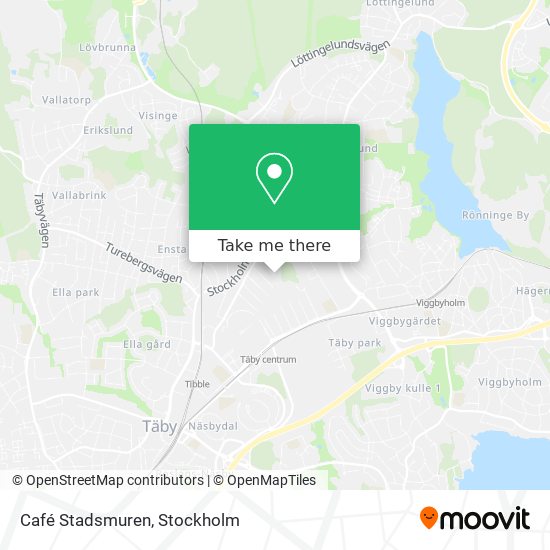 Café Stadsmuren map