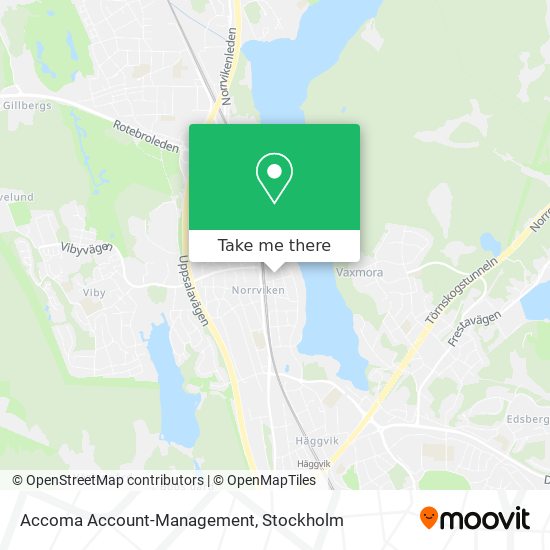 Accoma Account-Management map