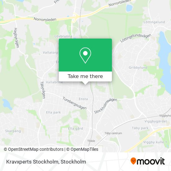 Kravxperts Stockholm map