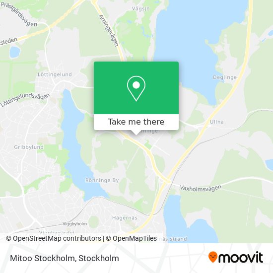 Mitoo Stockholm map