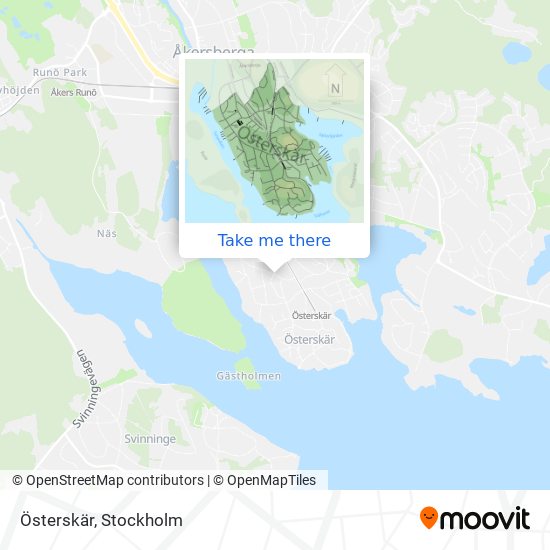 Österskär map