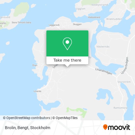 Brolin, Bengt map