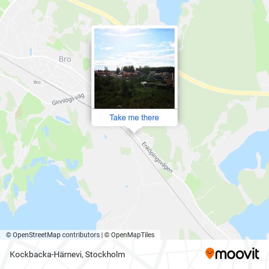 Kockbacka-Härnevi map