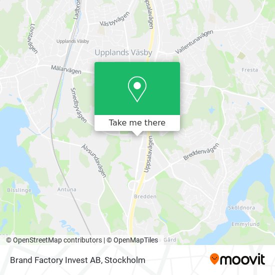 Brand Factory Invest AB map