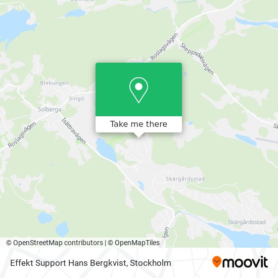 Effekt Support Hans Bergkvist map