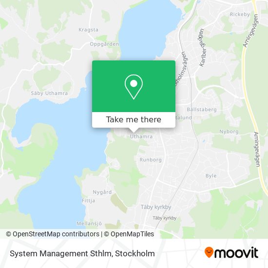 System Management Sthlm map