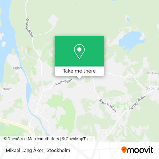 Mikael Lang Åkeri map