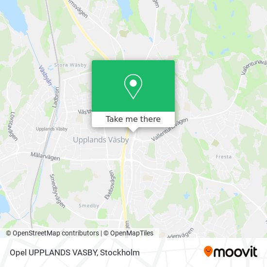 Opel UPPLANDS VASBY map