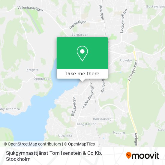 Sjukgymnasttjänst Tom Isenstein & Co Kb map