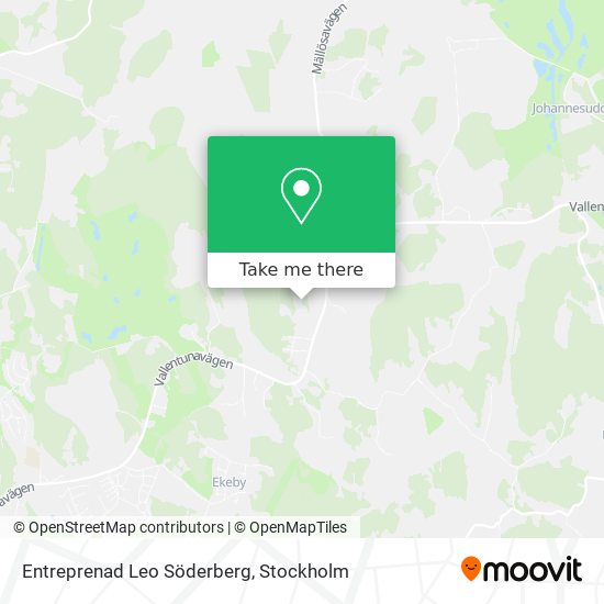 Entreprenad Leo Söderberg map