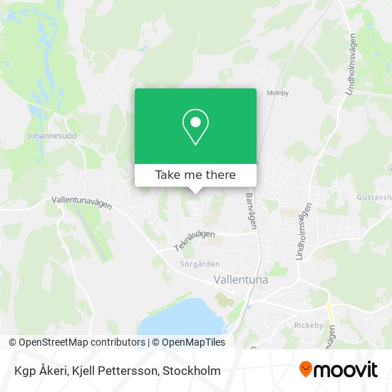 Kgp Åkeri, Kjell Pettersson map