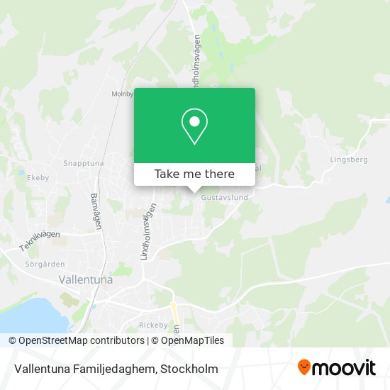 Vallentuna Familjedaghem map