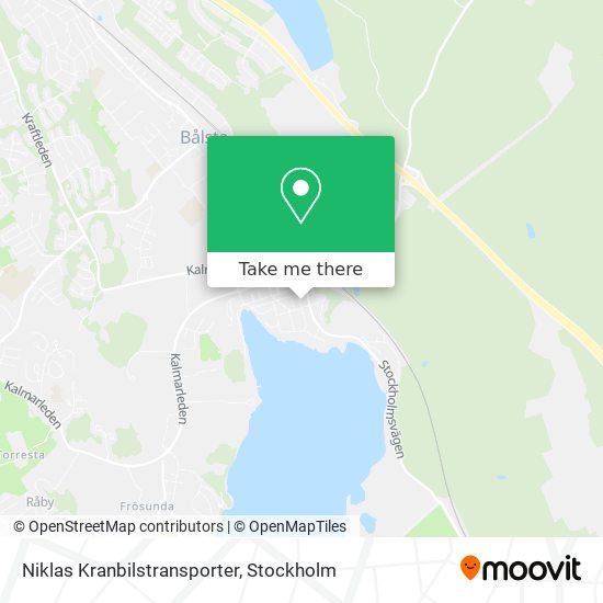 Niklas Kranbilstransporter map