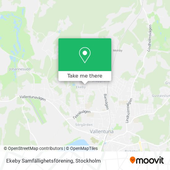 Ekeby Samfällighetsförening map