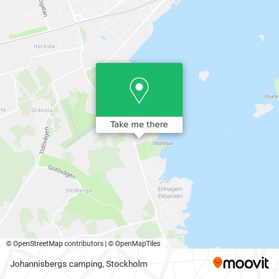 Johannisbergs camping map