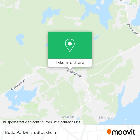 Boda Parkvillan map