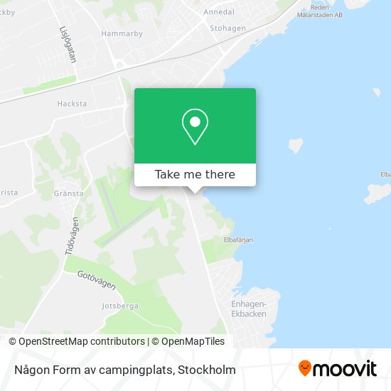 Någon Form av campingplats map