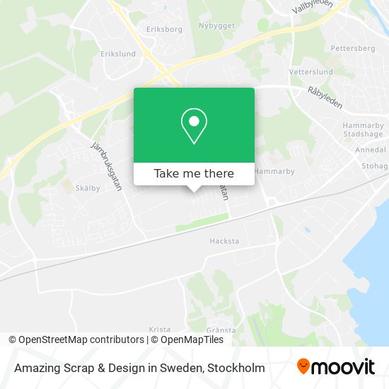 Amazing Scrap & Design in Sweden map