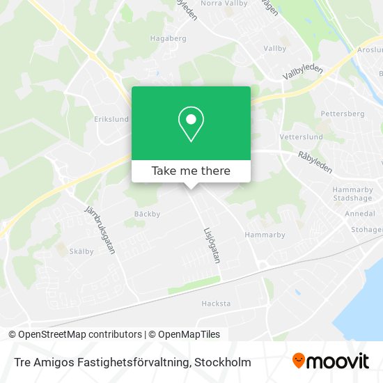 Tre Amigos Fastighetsförvaltning map