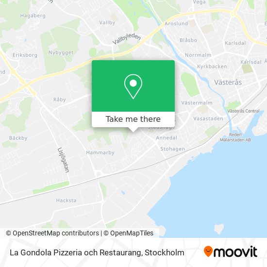 La Gondola Pizzeria och Restaurang map