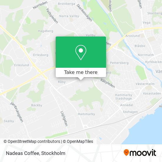 Nadeas Coffee map