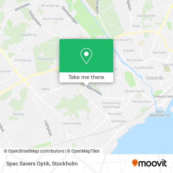 Spec Savers Optik map