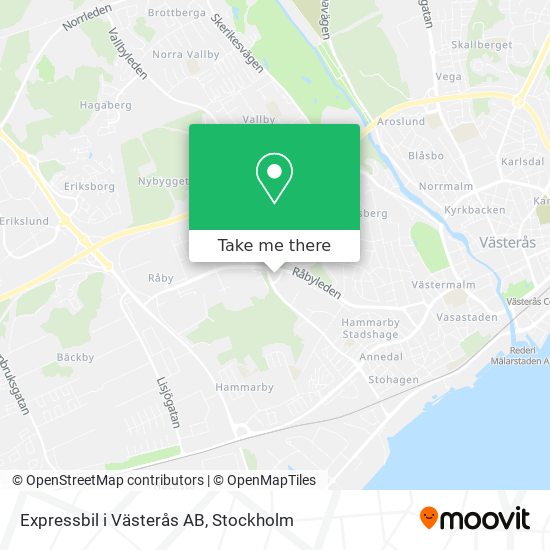 Expressbil i Västerås AB map