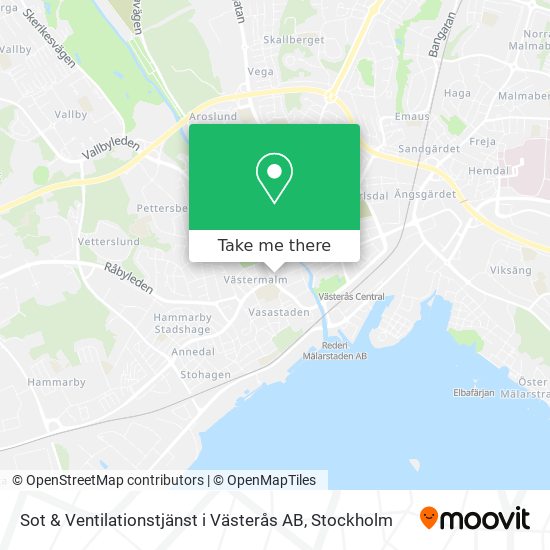 Sot & Ventilationstjänst i Västerås AB map