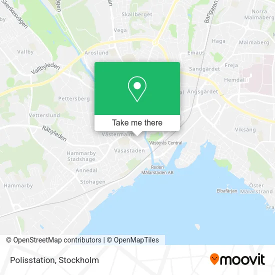 Polisstation map