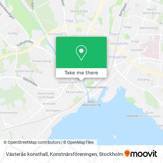 Västerås konsthall, Konstnärsföreningen map