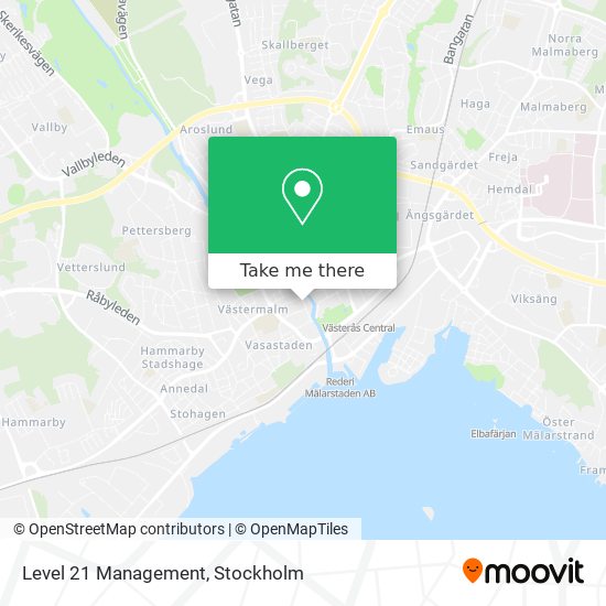 Level 21 Management map