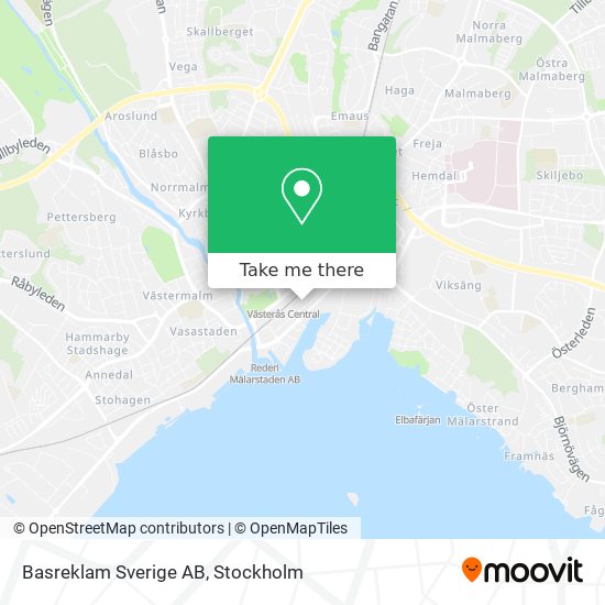 Basreklam Sverige AB map