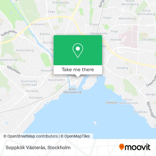 Soppkök Västerås map