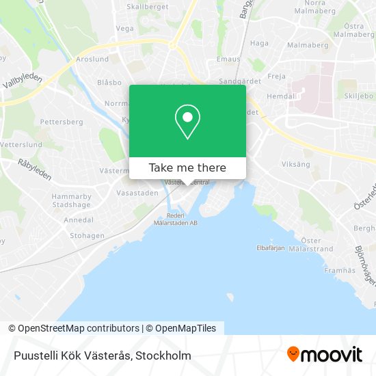 Puustelli Kök Västerås map