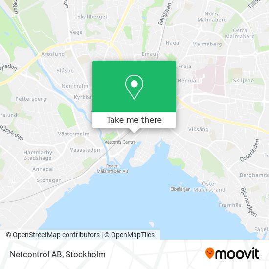 Netcontrol AB map