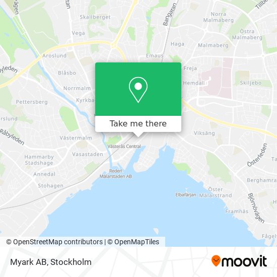 Myark AB map