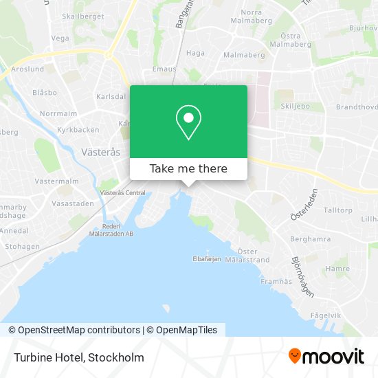 Turbine Hotel map