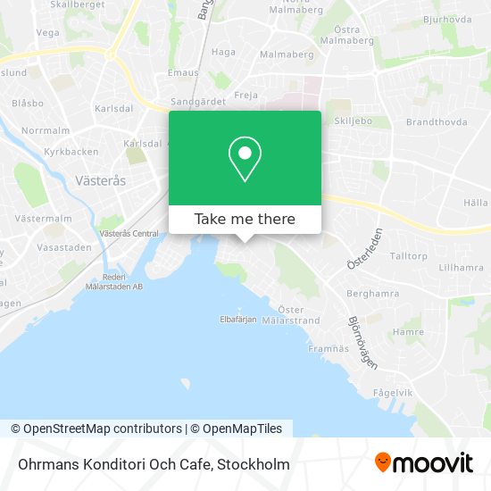 Ohrmans Konditori Och Cafe map