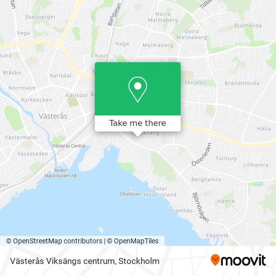 Västerås Viksängs centrum map