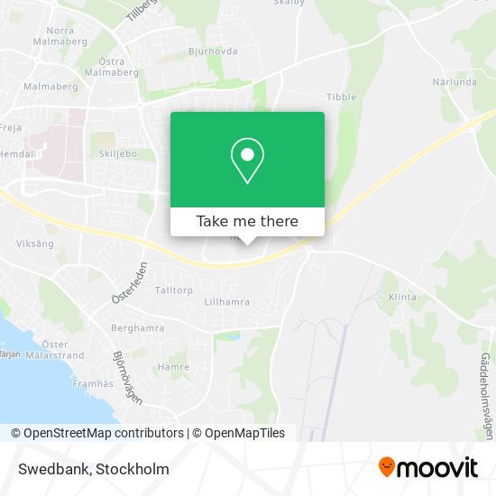 Swedbank map