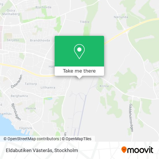 Eldabutiken Västerås map