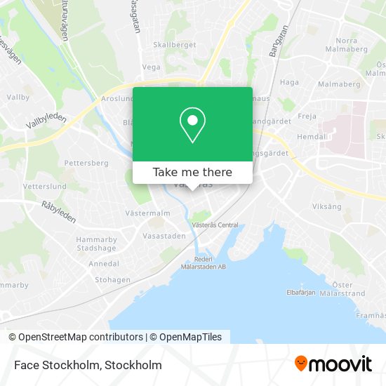 Face Stockholm map